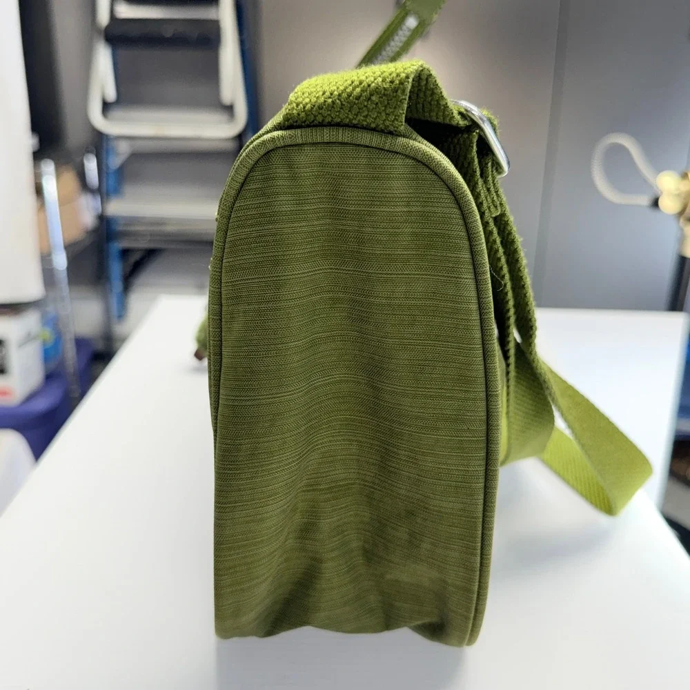 Green Kipling Tote Bag / Purse with Green Gorilla Charm